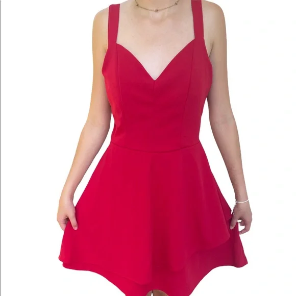 open lace back dress Cognac Honey Dress- Final Sale